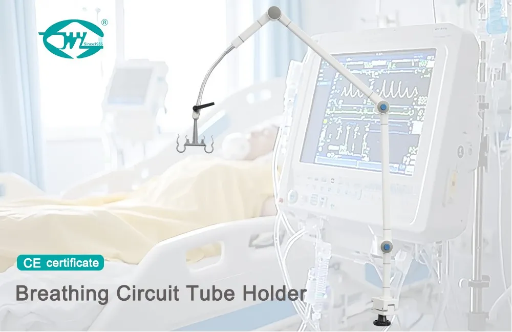 Articulated Arms With Holder For Ventilation Tubes Articulated Arms With Holder For Ventilation Tubes
